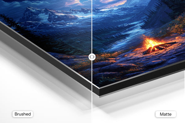 Starlit Mountain Campfire