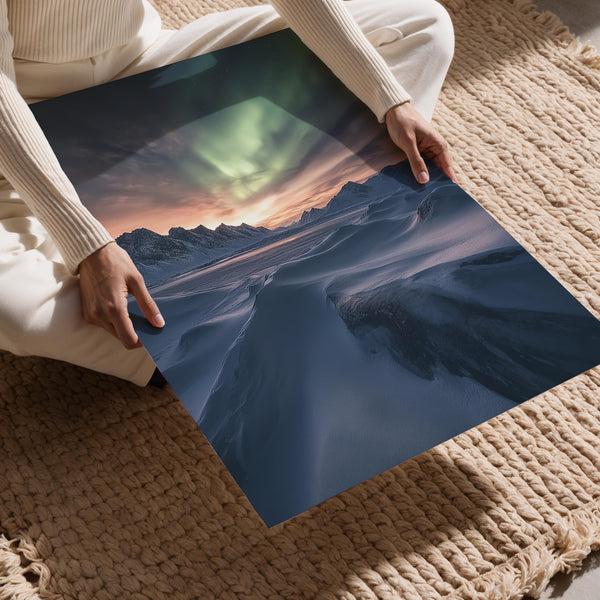 Aurora Snowy Expanse