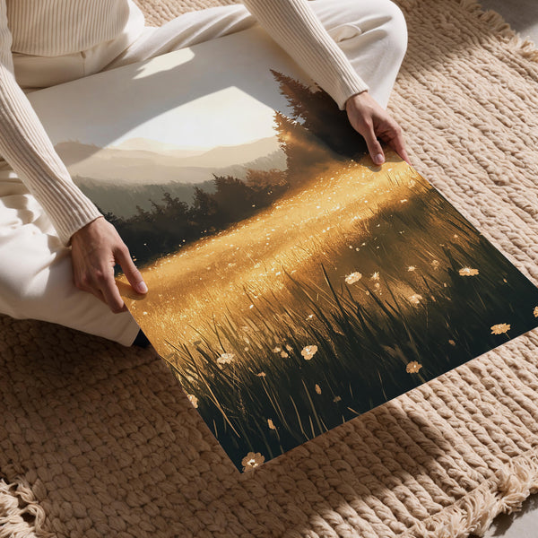 Golden Sunset Meadow