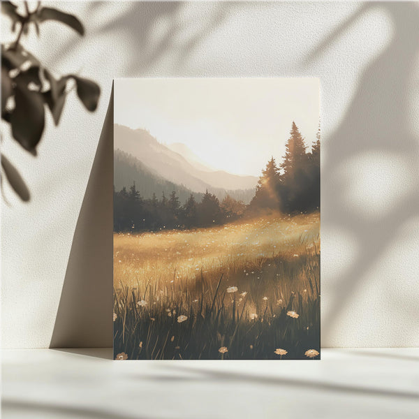 Golden Sunset Meadow
