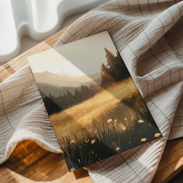 Golden Sunset Meadow