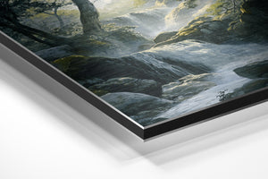 Serene Forest Waterfall