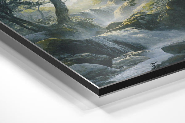 Serene Forest Waterfall