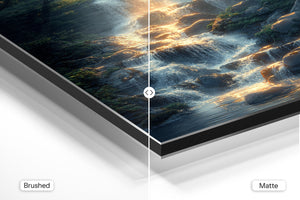 Golden Waterfall Glow