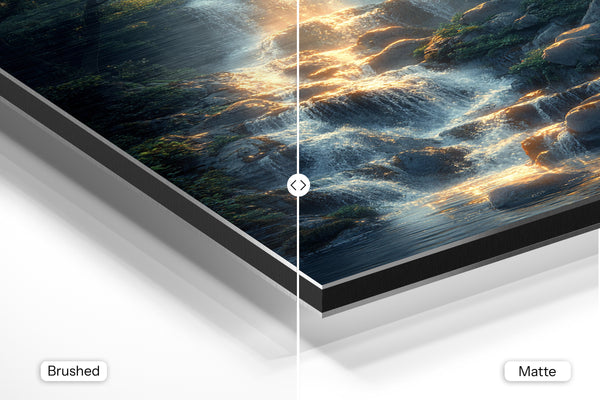 Golden Waterfall Glow