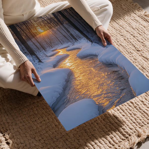 Wintery Twilight Path