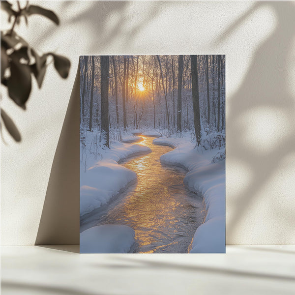 Wintery Twilight Path