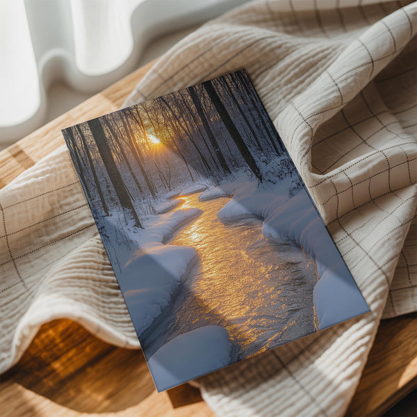 Wintery Twilight Path