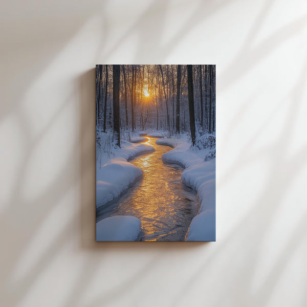 Wintery Twilight Path