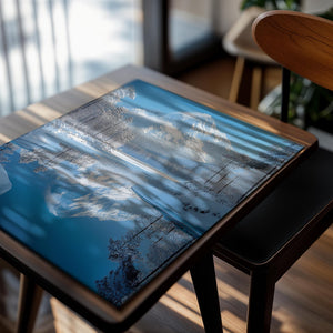 Snowy Mountain Reflection