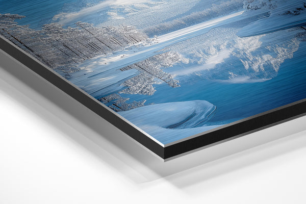 Snowy Mountain Reflection