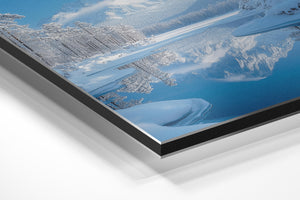 Snowy Mountain Reflection