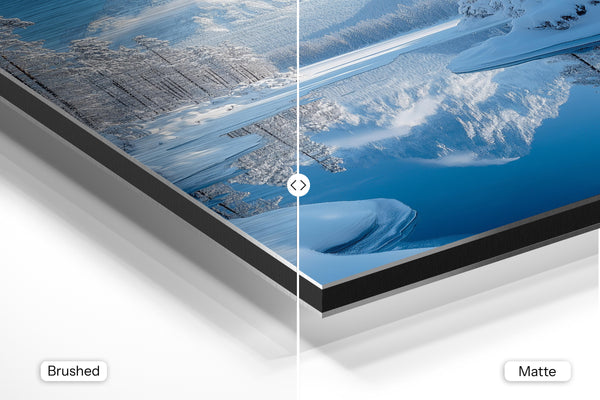 Snowy Mountain Reflection