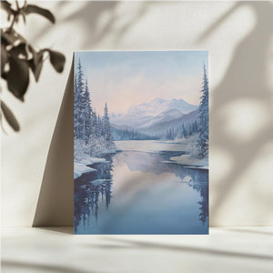 Tranquil Alpine Lake