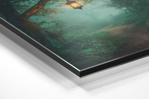 Lantern-Lit Forest Path