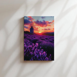 Windmill Lavender Sunset