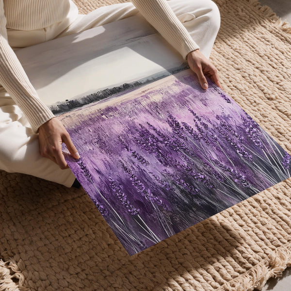 Lavender Field Painting
