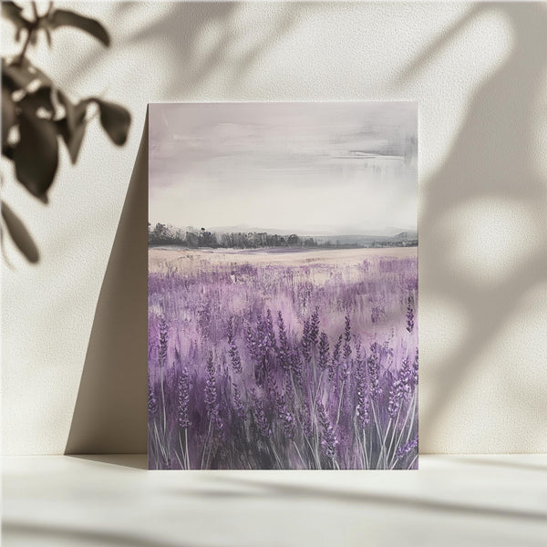 Lavender Field Painting