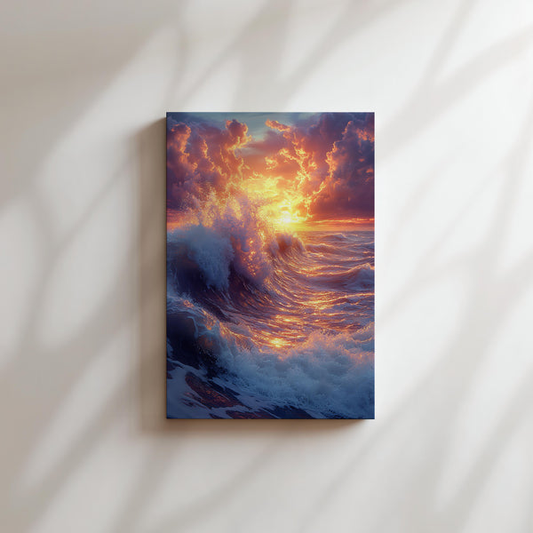 Ocean Wave Sunset