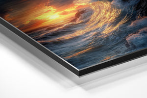 Golden Sunset Wave