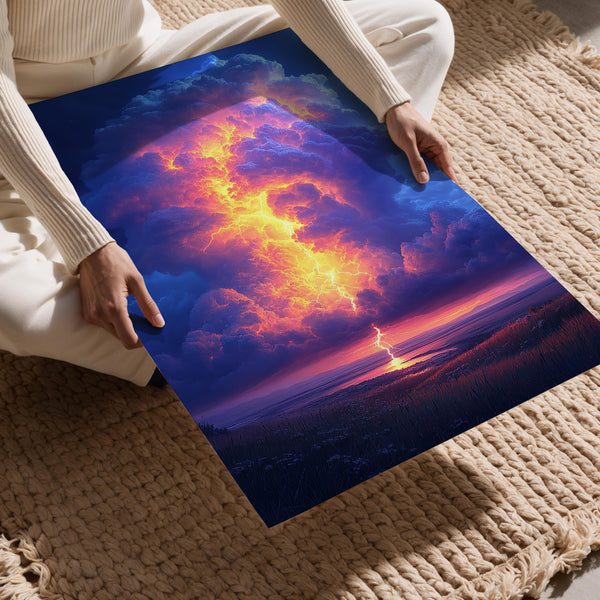 Lightning Ocean Horizon