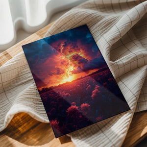 Vivid Sunset Thunderstorm