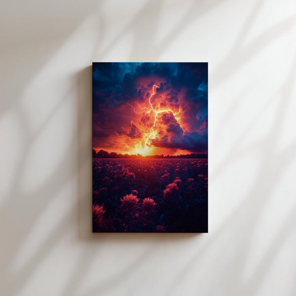 Vivid Sunset Thunderstorm