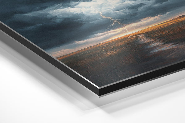 Stormy River Lightning