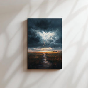 Stormy River Lightning