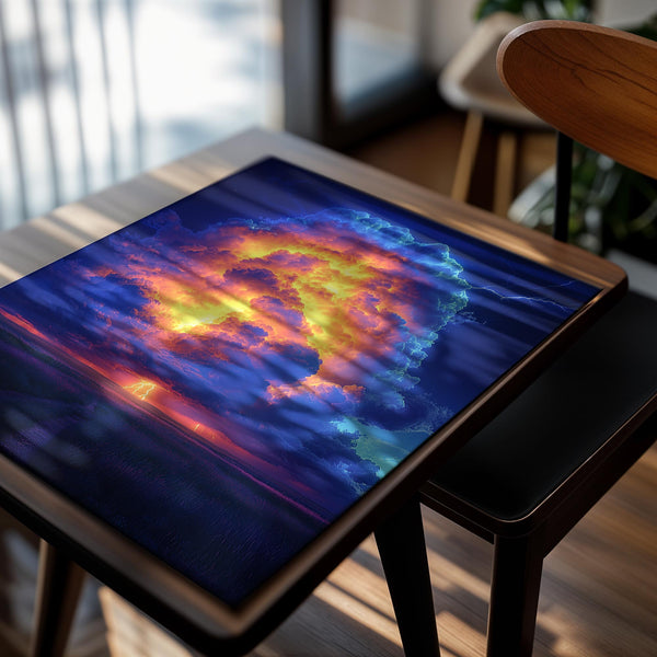 Fiery Cloud Lightning