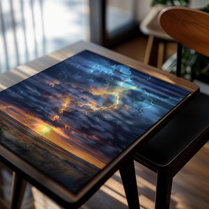 Golden Lightning Sky