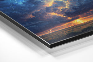 Golden Lightning Sky