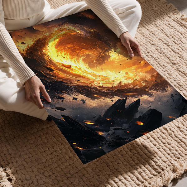 Volcanic Wave Eruption