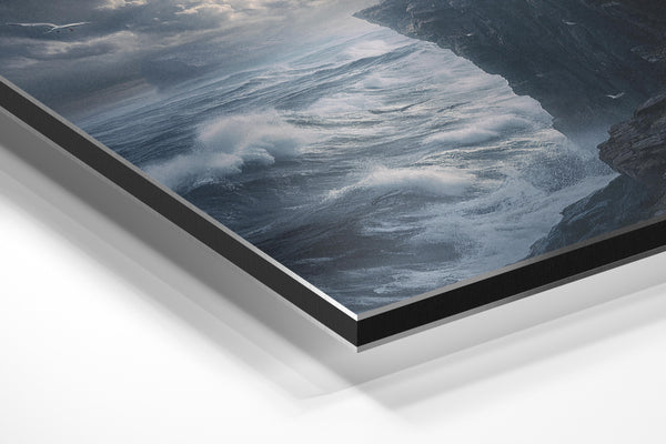 Stormy Seaside Cliff