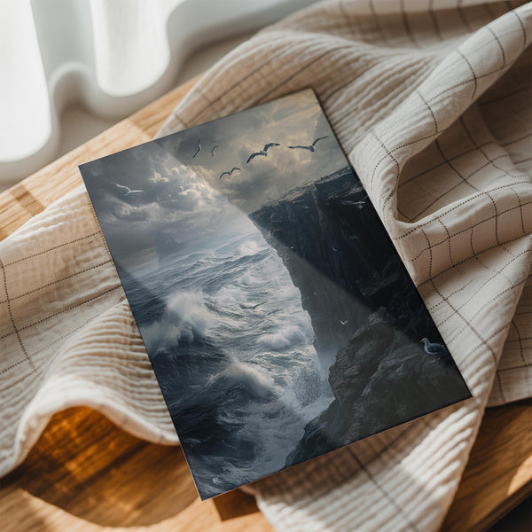 Stormy Seaside Cliff