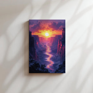 Serene Sunset Valley