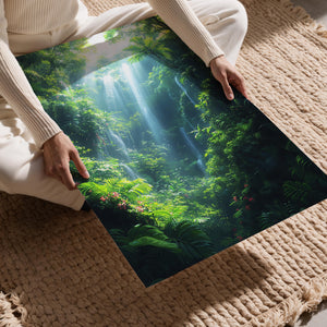 Waterfall Light Rays