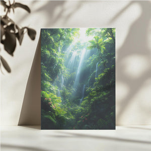 Waterfall Light Rays