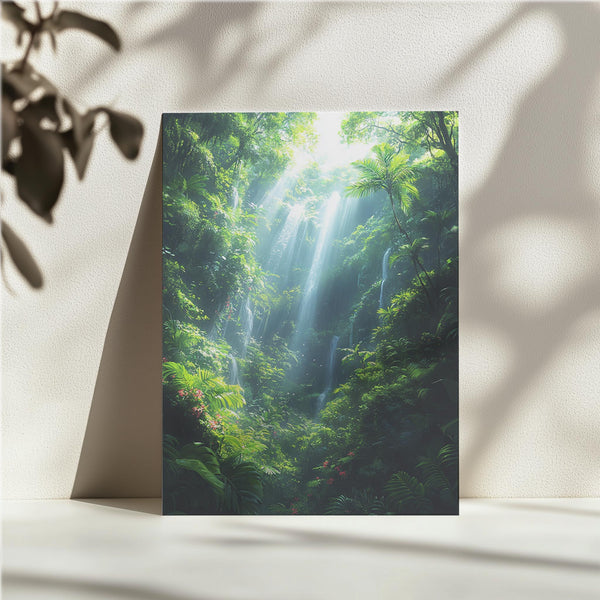 Waterfall Light Rays