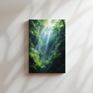 Waterfall Light Rays