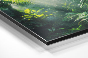 Sunlit Jungle Foliage