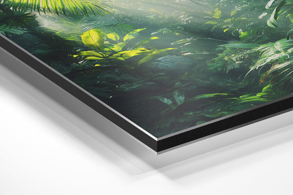 Sunlit Jungle Foliage