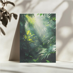 Sunlit Jungle Foliage