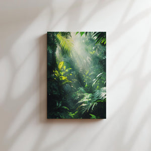 Sunlit Jungle Foliage