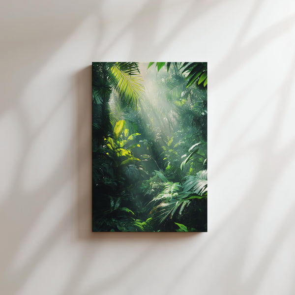Sunlit Jungle Foliage