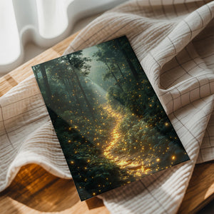 Glowing Forest Path