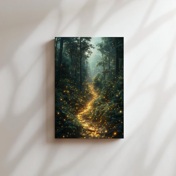 Glowing Forest Path
