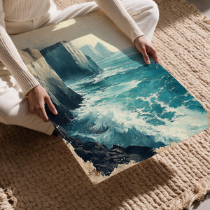 Waves Against Cliffs