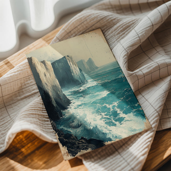 Waves Against Cliffs