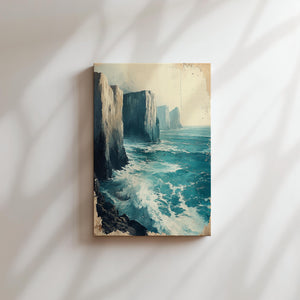 Waves Against Cliffs